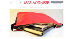 Desktop Screenshot of mariaconese.com