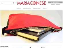 Tablet Screenshot of mariaconese.com